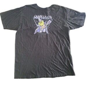 Goofy Goober Rock Black Graphic T-Shirt Men’s Large World Tour SpongeBob Movie